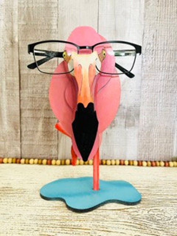 Flamingo Eyeglass Holder DIGITAL FILE for Cutting, Laser, Glowforge Ready,  Svg Eps Dxf Png Pdf 