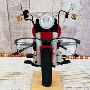 Motorrad Brillenhalter digitale Datei zum Laserschneiden, Glowforge Ready SVG eps PNG dxf pdf