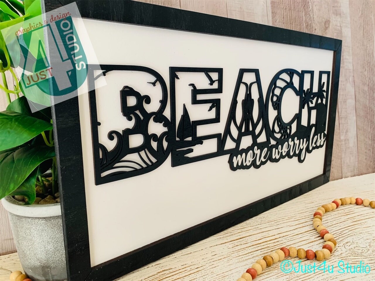Beach Bundle Digital File SVG for Laser cutting Wall Art Etsy