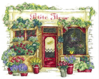 Le fleuriste - DMC cross stitch pattern