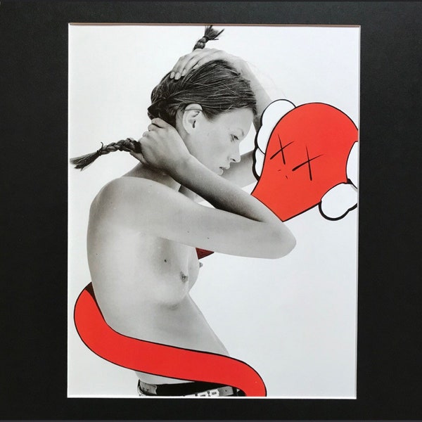 Impression Kate Moss X KAWS