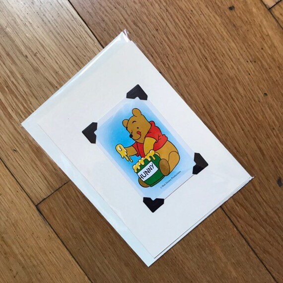 Winnie the Pooh Greeting Card Etsy