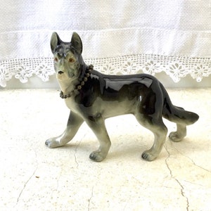 Vintage Great Dane Dog Figurine, Collectible Animal Model, Curio Dog