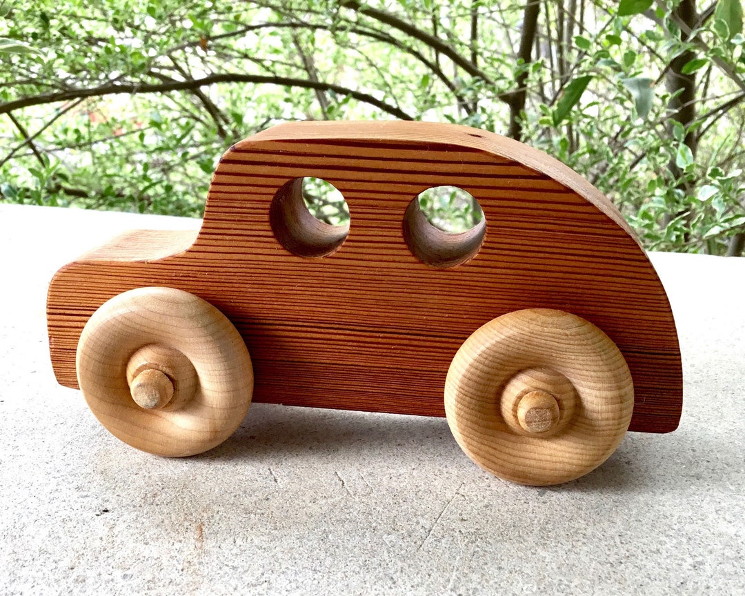 Timber Toy Car High Rider Artisan Heirloom Wooden Toy Car From Reclaimed Fir Lumber, ADULT ...