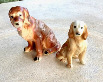 Art Blown Glass Figurine of the Irish Terrier dog