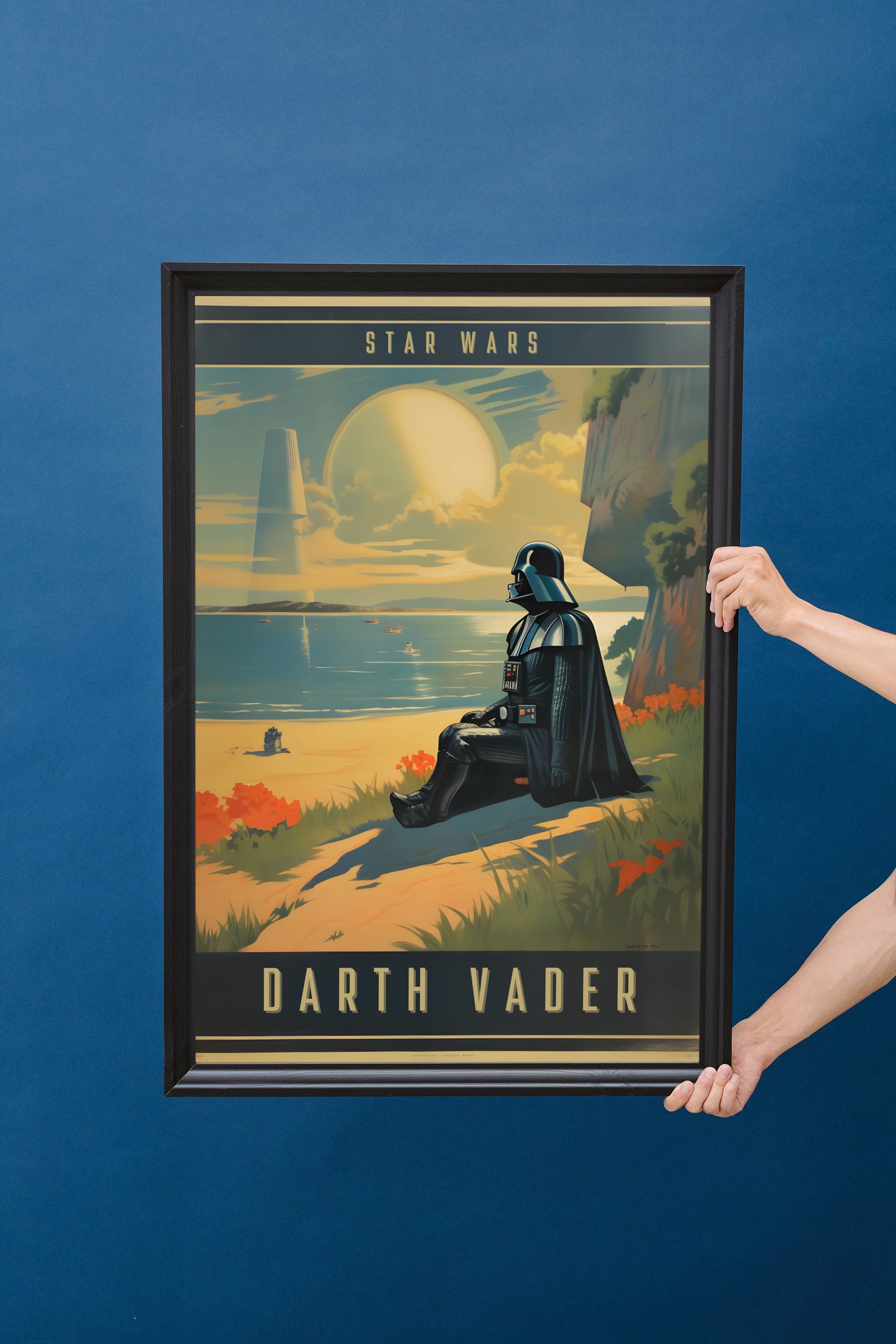 Darth Vader / Anakin Skywalker / Star Wars Vintage Poster, Wall Art ...