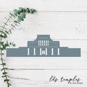 Laie, Hawaii LDS Temple Cut File - Digital Download - SVG, Vector, Cricut, Silhouette, Clip Art