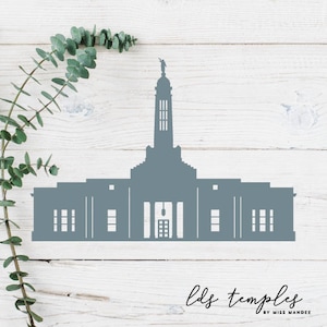 Indianapolis, Indiana LDS Tempel geschnitten Datei - digitaler Download - SVG, Vektor, Cricut, Silhouette, ClipArt