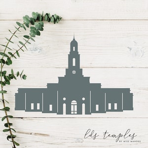 Bentonville, Arkansas LDS Tempel geschnitten Datei - digitaler Download - SVG, Vektor, Cricut, Silhouette, ClipArt