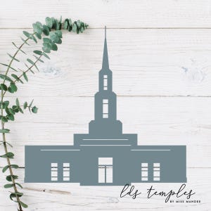 Fairbanks, Alaska LDS Temple Cut File - Digital Download - SVG, Vector, Cricut, Silhouette, Clip Art