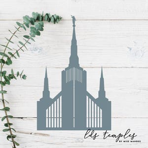 Portland, Oregon LDS Tempel geschnitten Datei - digitaler Download - SVG, Vektor, Cricut, Silhouette, ClipArt