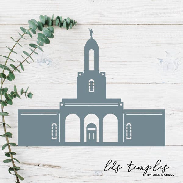 Newport Beach, California LDS Temple Cut File - Digital Download - SVG, Vector, Cricut, Silhouette, Clip Art