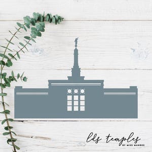 Columbia, Carolina do Sul LDS Temple Cut File - Digital Download - SVG, Vector, Cricut, Silhouette, Clip Art