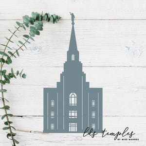 Kansas City, Missouri LDS Tempel geschnitten Datei - digitaler Download - SVG, Vektor, Cricut, Silhouette, ClipArt