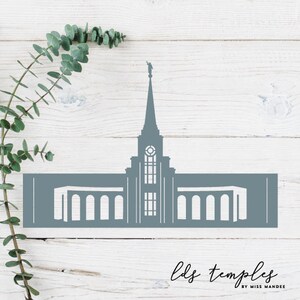 Fort Lauderdale, Florida LDS Temple Cut File - Descarga Digital - SVG, Vector, Cricut, Silhouette, Clip Art