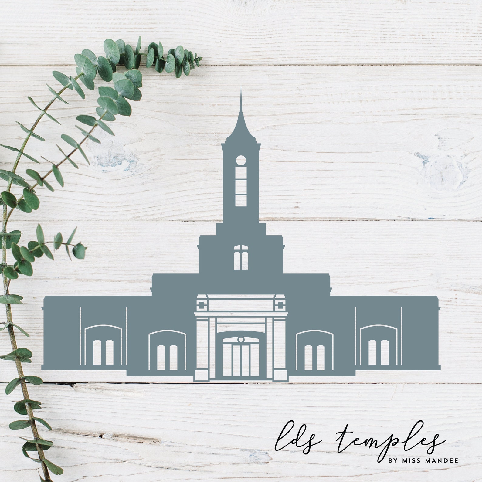 Moses Lake Washington LDS Temple Cut File Digital Download Etsy