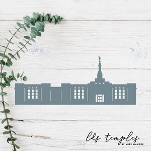 Birmingham, Alabama LDS Temple Cut File - Téléchargement numérique - SVG, Vector, Cricut, Silhouette, Clip Art