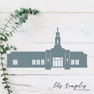 Renovierte Raleigh, North Carolina LDS Tempel geschnitten Datei - digitaler Download - SVG, Vektor, Cricut, Silhouette, ClipArt