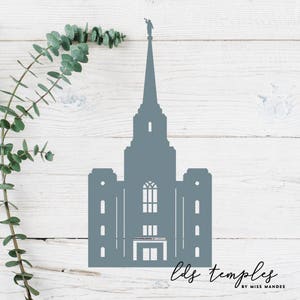 Brigham City, Utah LDS Tempel geschnitten Datei - digitaler Download - SVG, Vektor, Cricut, Silhouette, ClipArt