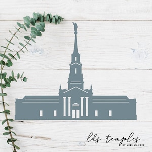 Hartford, Connecticut LDS Temple Cut File - Digital Download - SVG, Vector, Cricut, Silhouette, Clip Art