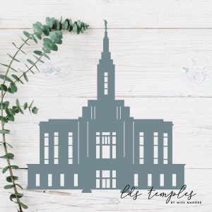 Pocatello, Idaho LDS Tempel geschnitten Datei - digitaler Download - SVG, Vektor, Cricut, Silhouette, ClipArt