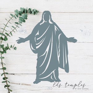 Fichier de coupe Christus - modèle Jésus-Christ - téléchargement numérique - SVG, vecteur, Cricut, silhouette, clipart