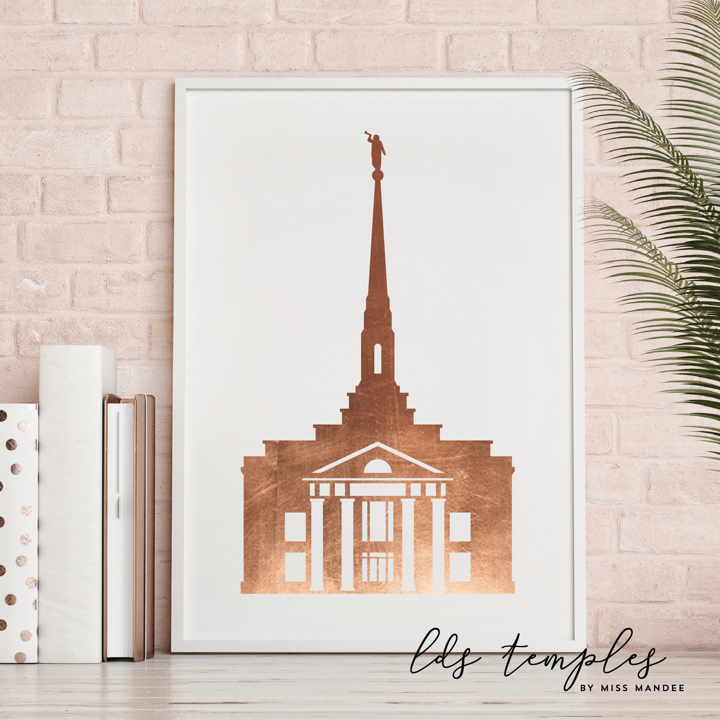 Richmond, Virginia LDS Temple Cut File - Digital Download - SVG