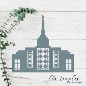 Idaho Falls, Idaho LDS Tempel geschnitten Datei - digitaler Download - SVG, Vektor, Cricut, Silhouette, ClipArt
