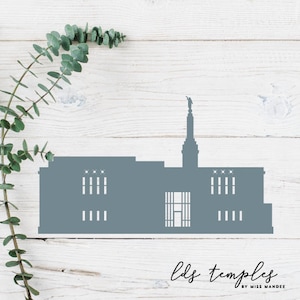Anchorage, Alaska LDS Temple Cut File - Digital Download - SVG, Vector, Cricut, Silhouette, Clip Art