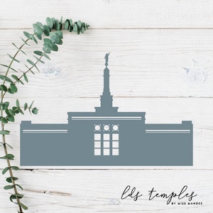 Baton Rouge, Louisiana LDS Tempel geschnitten Datei - digitaler Download - SVG, Vektor, Cricut, Silhouette, ClipArt