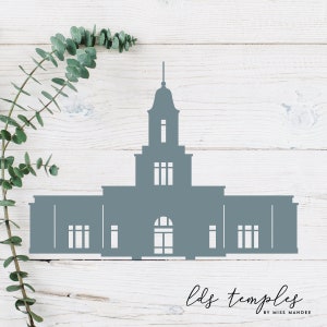 Knoxville, Tennessee LDS Temple Cut File - Digitale Download - SVG, Vector, Cricut, Silhouet, Clip Art