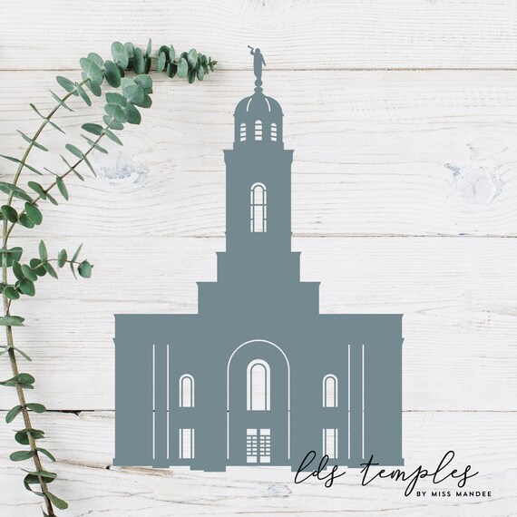 Feather River California LDS Temple Cut File Digital Etsy