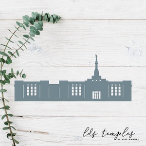 Palmyra, New York LDS Temple Cut File - Digital Download - SVG, Vector, Cricut, Silhouette, Clip Art
