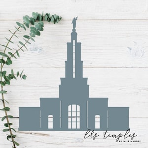 San Antonio, Texas LDS Temple Cut File - Digital Download - SVG, Vector, Cricut, Silhouette, Clip Art