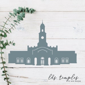 McAllen, Texas LDS Temple Cut File - Digital Download - SVG, Vector, Cricut, Silhouette, Clip Art