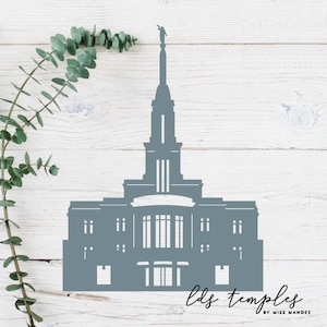 Payson, Utah LDS Tempel geschnitten Datei - digitaler Download - SVG, Vektor, Cricut, Silhouette, ClipArt