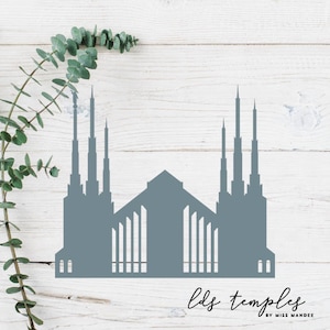 Las Vegas, Nevada LDS Temple Cut File - Téléchargement numérique - SVG, Vector, Cricut, Silhouette, Clip Art