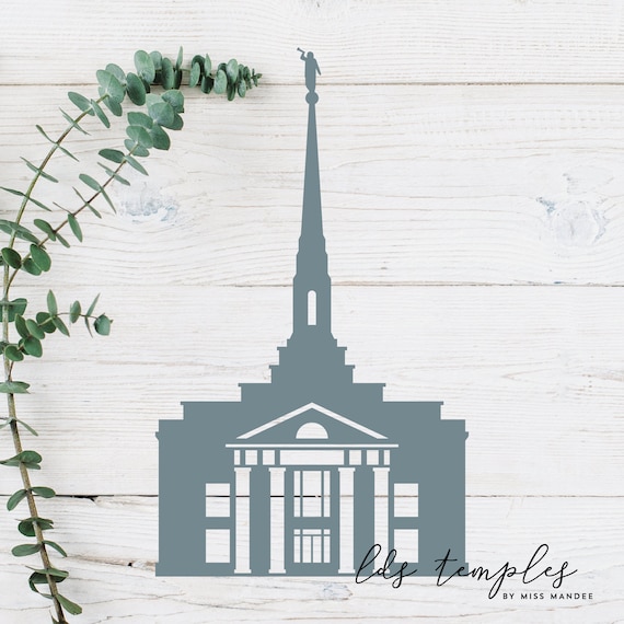 Richmond, Virginia LDS Temple Cut File - Digital Download - SVG