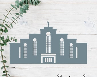 Albuquerque, New Mexico LDS Temple Cut File - Digital Download - SVG, Vector, Cricut, Silhouette, Clip Art