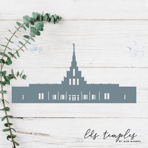 Phoenix, Arizona LDS Temple Cut File - Téléchargement numérique - SVG, Vector, Cricut, Silhouette, Clip Art