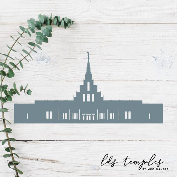 Phoenix, Arizona LDS Temple Cut File - Digital Download - SVG, Vector, Cricut, Silhouette, Clip Art