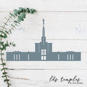 Denver, Colorado LDS Tempel geschnitten Datei - digitaler Download - SVG, Vektor, Cricut, Silhouette, ClipArt