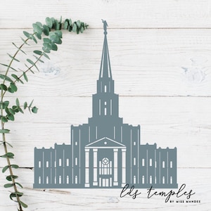 Houston, Texas LDS Tempel geschnitten Datei - digitaler Download - SVG, Vektor, Cricut, Silhouette, ClipArt