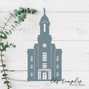 Zedernstadt, Utah LDS Tempel geschnitten Datei - digitaler Download - SVG, Vektor, Cricut, Silhouette, ClipArt
