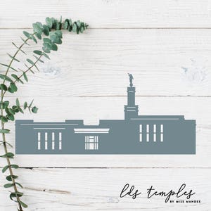 Monticello, Utah LDS Tempel geschnitten Datei - digitaler Download - SVG, Vektor, Cricut, Silhouette, ClipArt