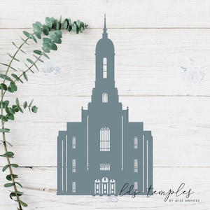 Smithfield, Utah LDS Temple Cut File - Pobieranie cyfrowe - SVG, Wektor, Cricut, Sylwetka, Clipart