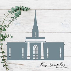 Orlando, Florida LDS Tempel geschnitten Datei - digitaler Download - SVG, Vektor, Cricut, Silhouette, ClipArt