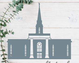 Orlando, Florida LDS Temple Cut File - Digital Download - SVG, Vector, Cricut, Silhouette, Clip Art