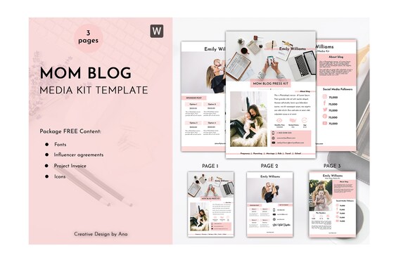 Media Kit Template Free from i.etsystatic.com