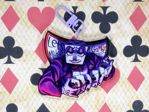 Cuphead King Dice Keychain